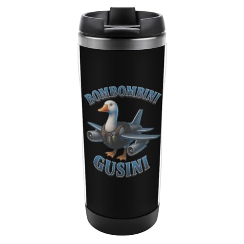 Bombombini Gusini イタリアンブレインロット 水筒 子供用 グッズ マグボトル 380ml 直飲み 魔法瓶 男の子 女の子 ステンレス 保温保冷 おしゃれ アニメ 学生用 アウトドア スポーツ 通園 通学 プレゼント