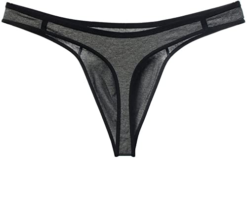 Mens Thong Underwear Cotton Panties No Trace T Back 4 Pack3