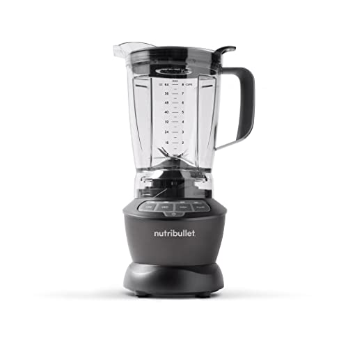 Comparison: Best Nutribullet For Smoothies 9 nutribullet Countertop Blender for Shakes, Smoothies, Food Prep, and Frozen Blending, 64 Ounces, 1200 Watt, Dark Gray NBF50400