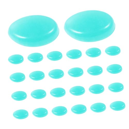 Yardenfun 300Pcs Glow The Dark Rocks Luminous Aquarium Pebbles Decorative Gravels for Fish Tanks Multi Function Compact Stones for Aquatic Decor