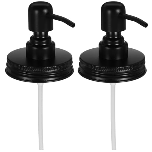 JOINPAYA 2 Stück Edelstahl Pumpendeckel 7cm Glasflasche...