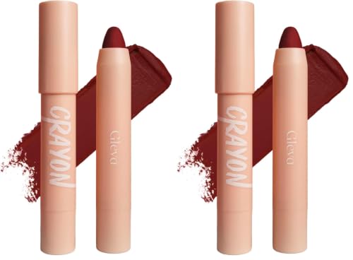 Image of Gleva Crayon Lipstick Red Mid Night Charm (Matte) (Pack of 2)