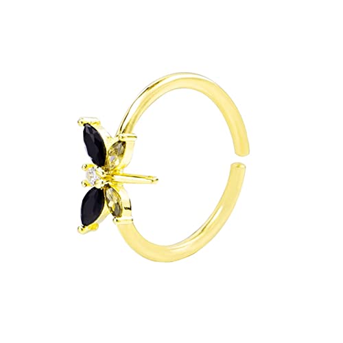 ZHAOCAIJINBAOHA Anelli Anello di Libellula in