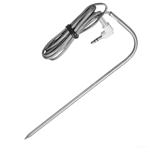 BBQ Fleischthermometer Sonde Ersatz, Ersatz Fleischsonde Sensor, Fleischthermometer Drahtsonde, kompatibel mit Traeger Holzpellet Grills und Smoker, Edelstahl Thermometer Fleischsonde BBQ Fleischthermometer Sonde Ersatz, Ersatz Fleischsonde Sensor, Fleischthermometer Drahtsonde, kompatibel mit Traeger Holzpellet Grills und Smoker, Edelstahl Thermometer Fleischsonde