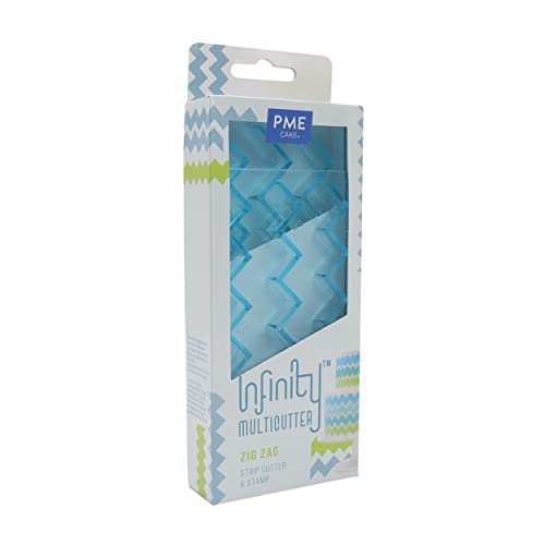 PME IMC230 Infinity MultiCutter-Zig Zag, Set of 2, Plastic, Blau - Image 4