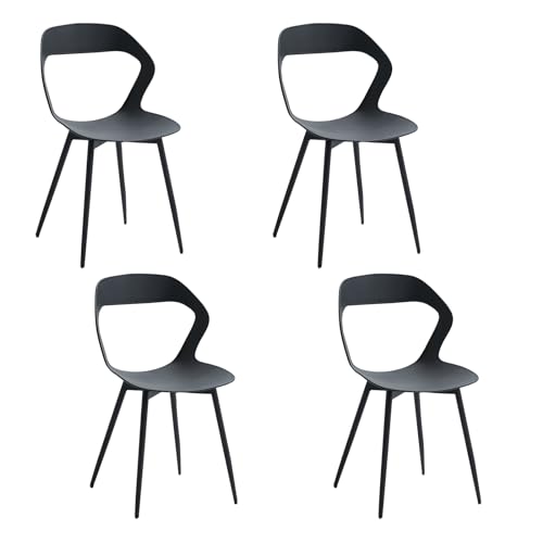 JZGORC Lot de 4 Chaises de Salle à Manger Nordiques, Chaises de Cuisine, avec Pieds de Chaise en...