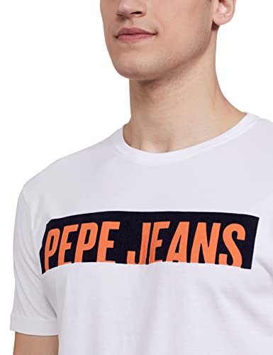 Image of Pepe Jeans Men's Slim Fit Graphic Printed T-shirts