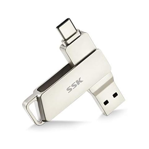 SSK 64GB Dual Connector USB C Flash Drive Cover