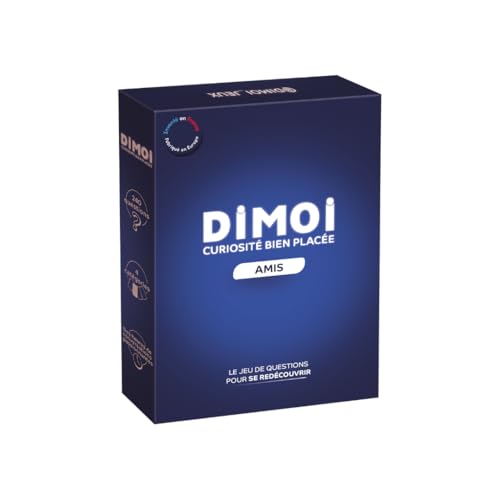 Dimoi Amis - Jeu de Cartes - 240 Questions audacieuses pour se redécouvrir Entre Amis et approfondir Ses Relations - Idée Noël
