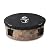 Hadisi Large Round Built In Stone Firepits Cover,Waterproof Dustproof Outdoor Built In Fire Pit Cover 57" Dia X7.9 H(Black)