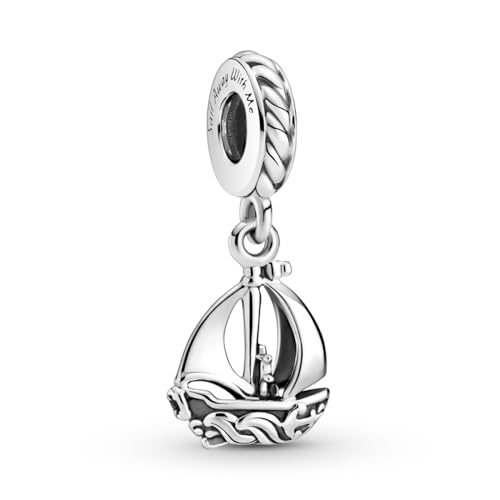 PANDORA Ciondolo in argento Sterling con barca a vela