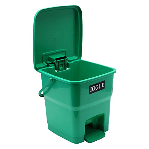 Image of Plastic Bio Medical Pedal Garbage Waste Dustbin 16 LTR (GREEN)