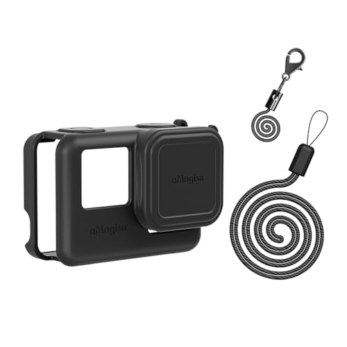 Twaxl Insta360 Ace Pro/Ace用シリカゲルカバー保護カバー (for Ace,Black)