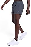 TCA Men’s Pace 3-Inch Running Shorts with Breathable Inner Mesh Brief and Zip Pocket - Dark Shadow, X-Large
