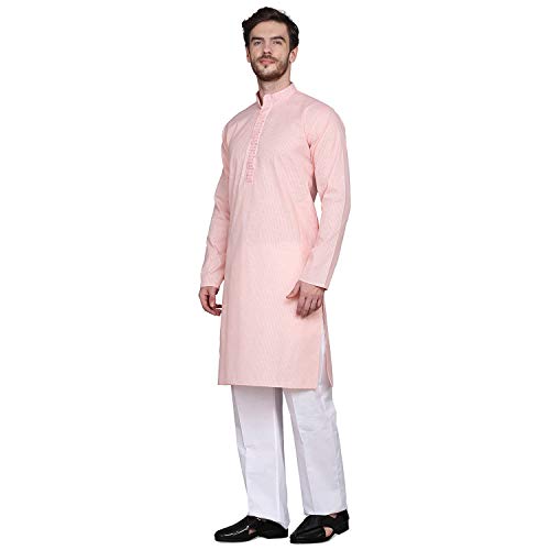 Image of Jagdish GARMENTS Cotton Trendy Embroidery Kurta for Men for Festive