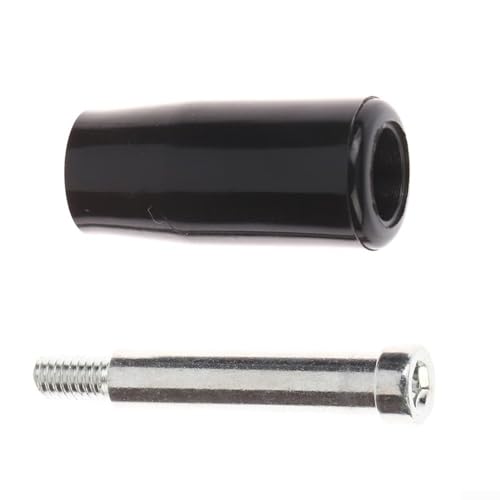 Eawfgtuw Pour poignée de volant tournant avec tige filetée mâle pour fraiseuse, tour et meuleuse, tailles de filetage M6/M8/M10, plastique et métal (M8 x 63)