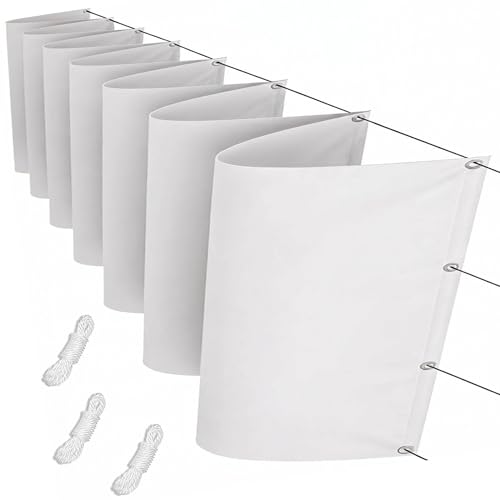 Filet d'ombrage extérieur imperméable et résistant au vent avec cordes - 2