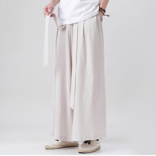 Hippie Pants Mens Harem Summer Bohemian Cotton Linen Men Beach Trousers Boho Men's Shorts Casual Wear with Pockets4