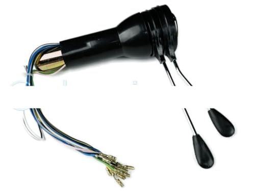 Devio Luci Colore Nero Con Leve In Metallo Compatibile Con Fiat 600 Epoca