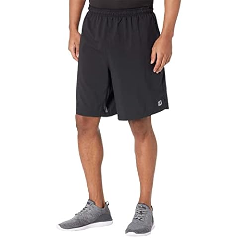 Wilson Rush Woven Tennis Shorts Hombre Negro M Cover