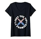 Photo Gallery donna 4th of july patriotic just the tip i promise america flag maglietta con collo a v Photo Gallery donna 4th of july patriotic just the tip i promise america flag maglietta con collo a v