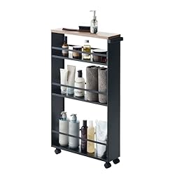 Clever storage ideas for small kitchens rolling slim storage cart 