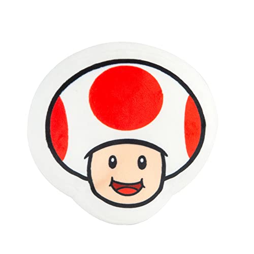 TOMY Club Mocchi Mocchi Super Mario Toad Junior Jouet en Peluche de 15 cm - Jouets Super Mario à Collectionner pour Les 3 Ans et Plus