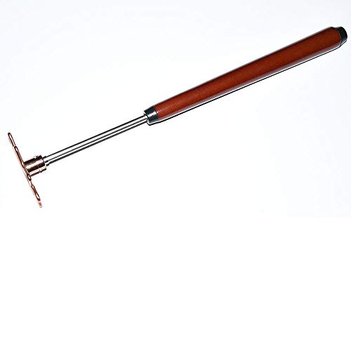 TGA Sports Billiard Bridge Retractable Pool Stick with Removable Bridge Head Portable Design Screw on Bridge Head Pool Cue Accessory (Brown)
