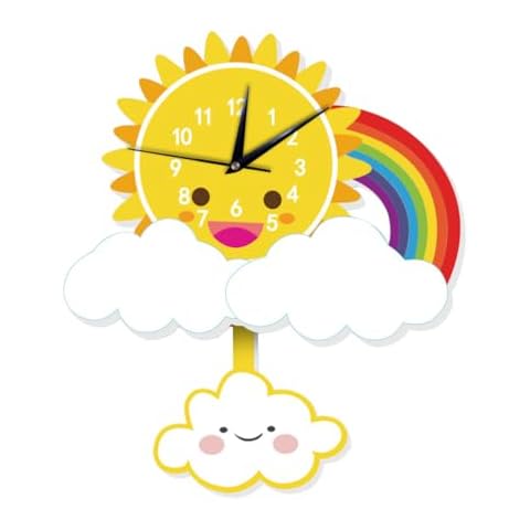 MAGICLULU Horloge Murale Enfant Cover