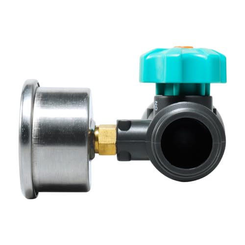 ZONADAH Adjustable Water Pressure Regulator Valve 3/4 Inch Water Pressure Regulator with Pressure Gauge Garden Irrigation Controller for Outdoor Greenhouse - Image 2