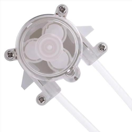 Uxsjakjsd Mikro-Schlauchpumpe DC 6V 9V 12V Kleiner Mini 500 Getriebemotor Dosierung Flüssigkeit Wasser Quetschung Reversibel