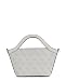Imagen de GUESS bolso bandolera Lindsey Mini Tote Bone Logo crema