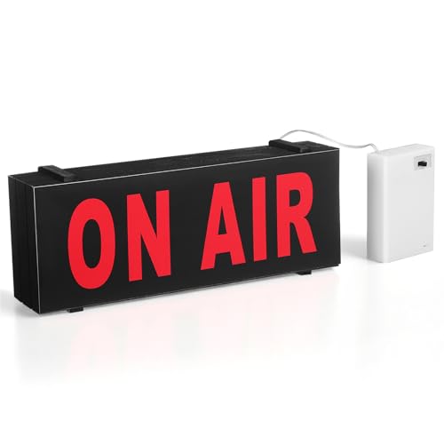 Artibetter Luz de grabación, decoración, cartel de oficina, decoración de oficina, señal de neón con texto en el aire, LED, señal de advertencia LED Bitte Nicht störren