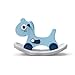 Lihgfw Baby Rocking Pferd Trojan multifunktionale Kinder schaukeln Auto Spielzeug Geburtstagsgeschenk Baby zweizweck schaukelstuhl (Color : Blau)