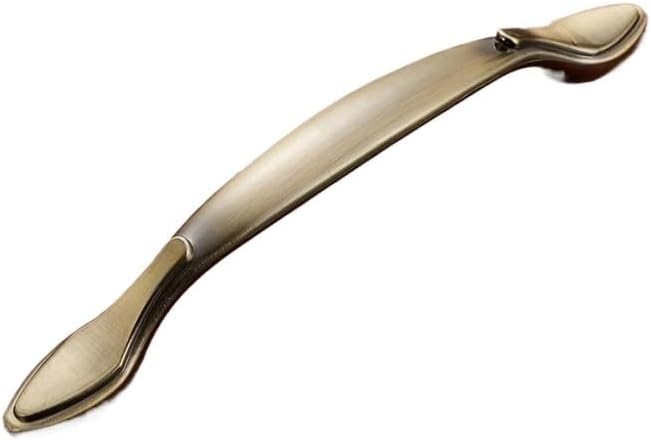 1PC European Antique Door Handle Drawer Zinc Alloy Simple Wardrobe Furniture Accessories Ancient Green Cabinet(2079-128mm)