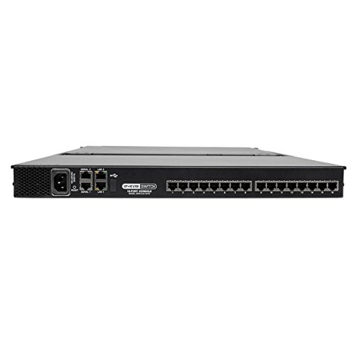 Tripp Lite 16-Port 1U Rack Console IP KVM Switch 2+1 Users w/ 19in. LCD Screen Rack-Mount (B070-016-19-IP2)