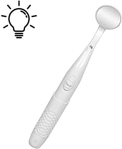 Xesscare 3 Pics Dental Mouth Mirror with LED Oral Mirror Anti-Fog Teeth Inspection Mirror Dentist-Level Packaging Bag Latest Upgraded 2021