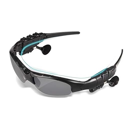 TechKen Sunglasses Headset Headphone Bluetooth Wireless Music Sunglasses Headsets Compatible with iPhone Samsung LG and Smart Phones PC Tablets