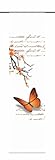Home Fashion 87616-775 Schiebevorhang Digitaldruck Butterfly, Dekostoff, 245 x 60 cm, orange