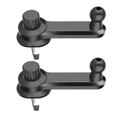 FRCOLOR 2 Stück Auto Lüftungshalterung 17mm Kugelkopf Drehbarer Handyhalter Zubehör Kompatibel mit Smartphone Tablet