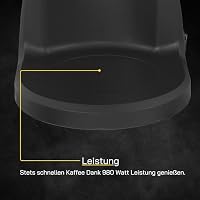 GUTFELS Filterkaffeemaschine mit Thermoskanne COFFEE 2030 – 12 Tassen, 980 Watt, Tropfstopp-Funktion, Abschaltautomatik, 1x4 Filter – Ansicht 3