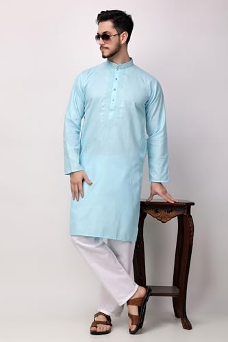 Image of Royal Kurta Men's Cotton Printed Kurta Pyjama