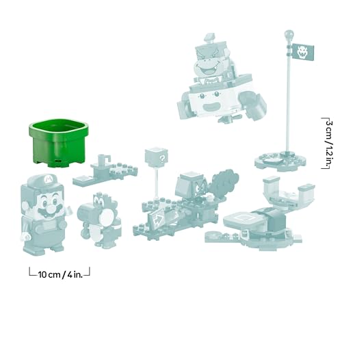 Super Mario Avventure Mario Interattivo, Giocattolo con i Personaggi Nintendo di Bowser Jr., Goomba e Yoshi, Giochi da Collezione per Bambini e Bambine da 6 Anni, Idea Regalo 71439 - Lego - Immagine 8