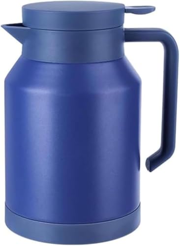 Zxyler サーモス保温ポット 大容量 ステンレス製 真空断熱 360° 漏れ防止 ワンクリック出水 卓上型 家庭・業務用 おしゃれデザイン