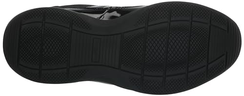 Karl Lagerfeld Paris Men's Patent Leather Camo Black Sole Sneaker4