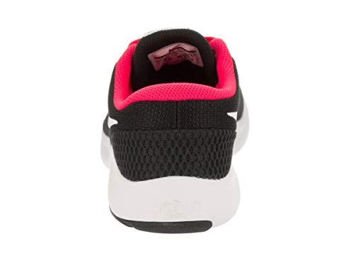 Nike Kids Flex Experience Rn 7 (GS) Black/White/Racer Pink Running Shoe 6 Kids US3