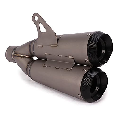 Amazon | バイクマフラー サイレンサー スリップオン 2本出し 50.8mm 