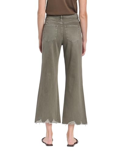 VERVET 90'S Vintage Super High Rise Crop Flare Jeans V2736BE3