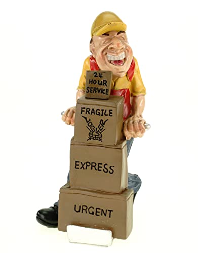 Funny Jobs Paketbote Paketzusteller witzige Figur