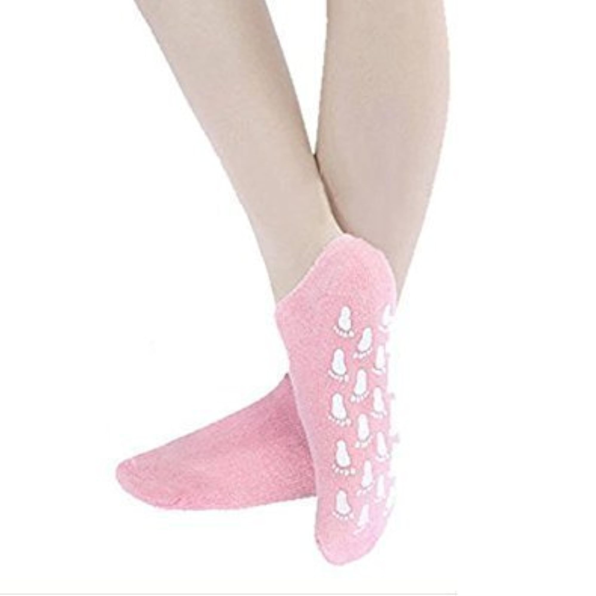 Spa Moisturizing Gel Socks for Dry Feet and Ankles